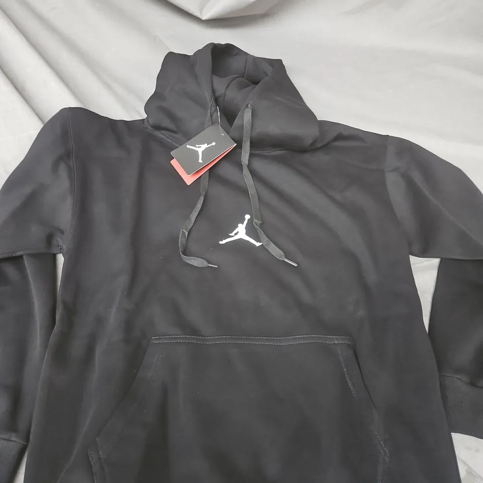 JORDAN BRAND HOODIE – BLACK, JUMPMAN LOGO – MEN'S MEDIUM