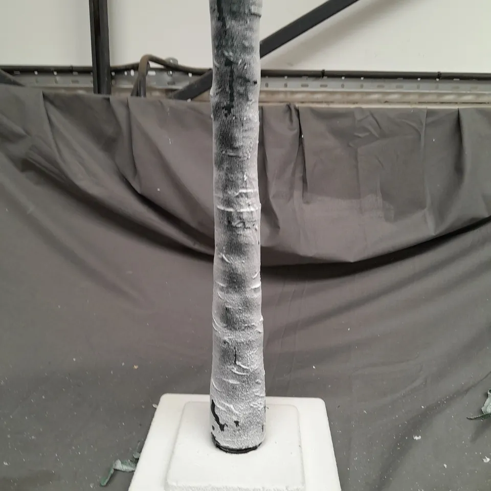 OUTLET ALISON CORK 180CM PRE-LIT SAGE GREEN LEAF WILLOW TREE - COLLECTION ONLY