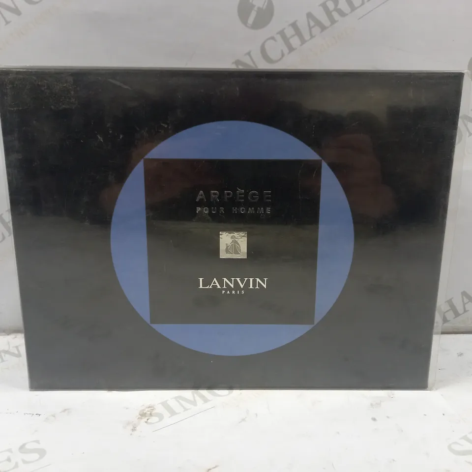 BOXED SET OF MEN'S ARPÈGE POUR HOMME LANVIN EAU DE TOILETTE 50ML & LANVIN 150ML AFTER SHAVE BALM
