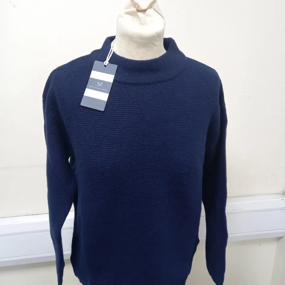 CREW CLOTHING COMPANY HARMONY LINK FUNNEL JUMPER SIZE 6