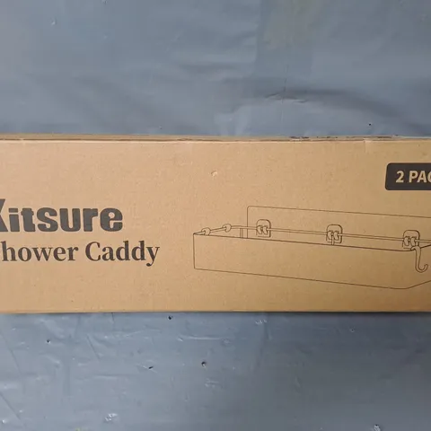 BOXED KITSURE SHOWER CADDY (TWO PACK)