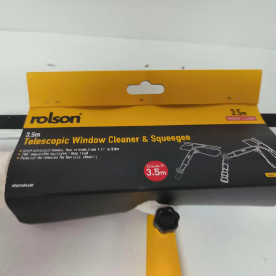 ROLSON 3.5M TELESCOPIC WINDOW CLEANER & SQUEEGEE