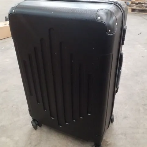 BOXED FCH 3PC HARD SHELL TRAVEL SUITCASES - BLACK