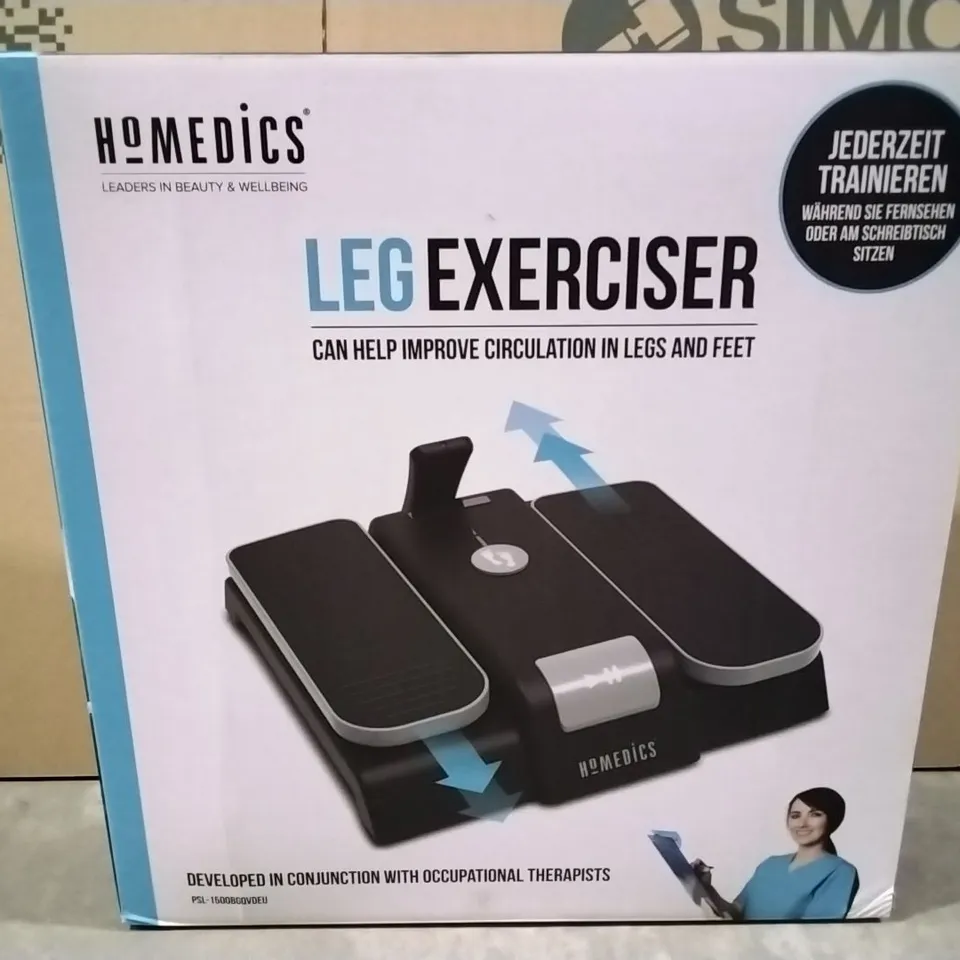 BOXED AS NEW HOMEDICS LEG EXERCISER 