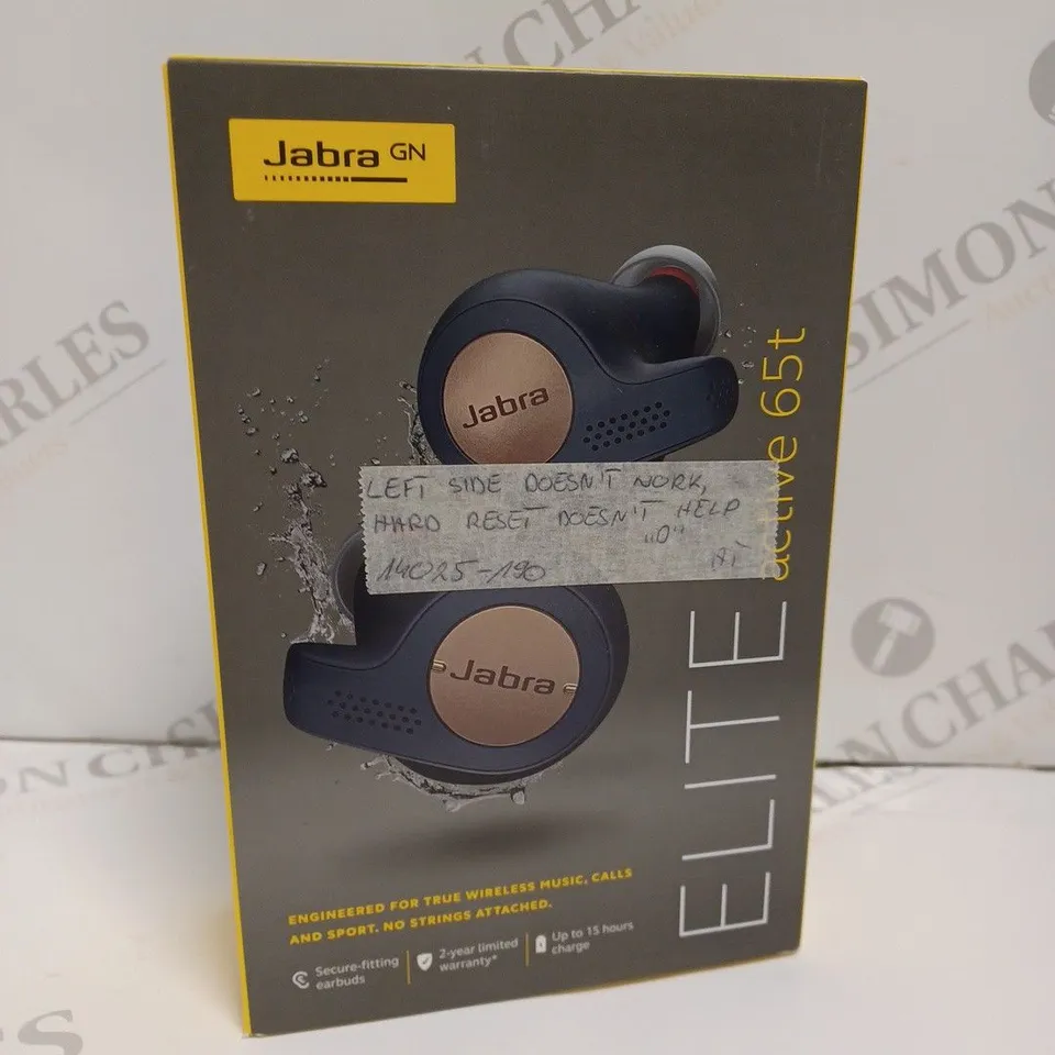 BOXED JABRA ELITE ACTIVE 65T EARBUDS