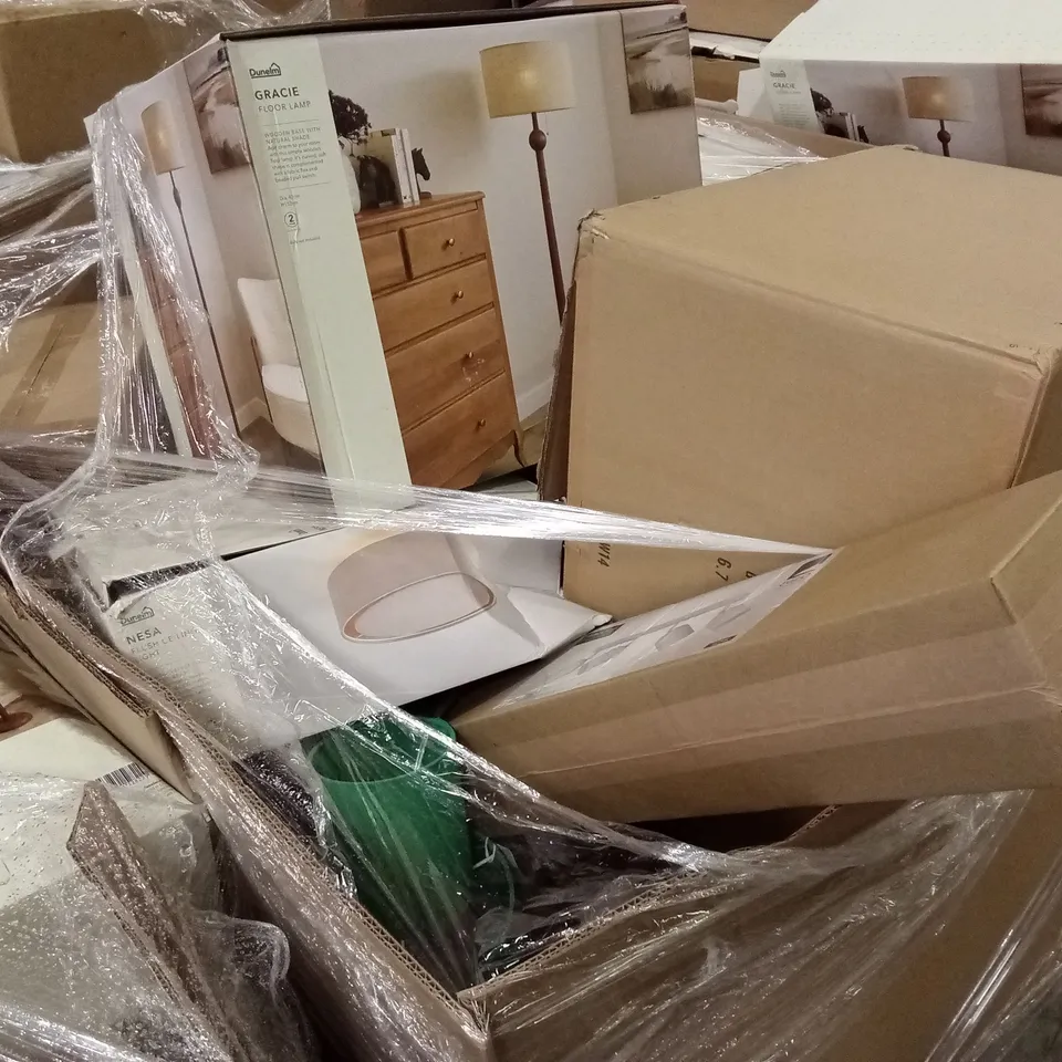 PALLET OF APPROXIMATELY 20 ASSORTED INDOOR LIGHTING PRODUCTS