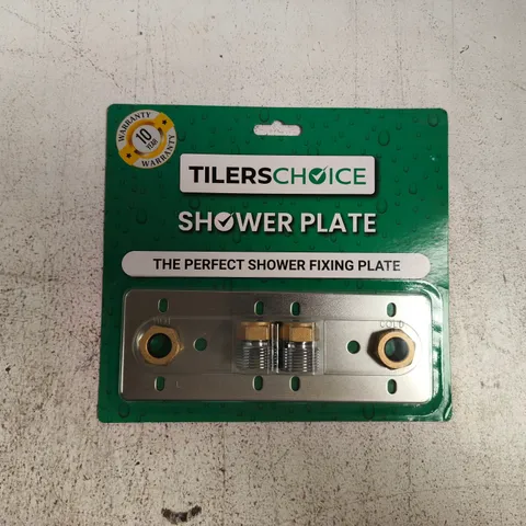 TILERS CHOICE SHOWER PLATE – THE PERFECT SHOWER FIXING PLATE