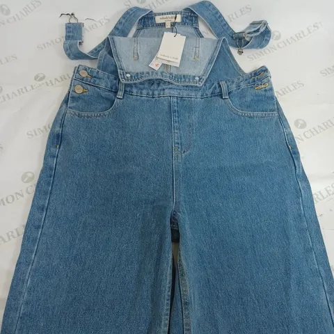NOBODYS CHILD ELICIA DUNAGREE IN DEMIN BLUE - UK 12