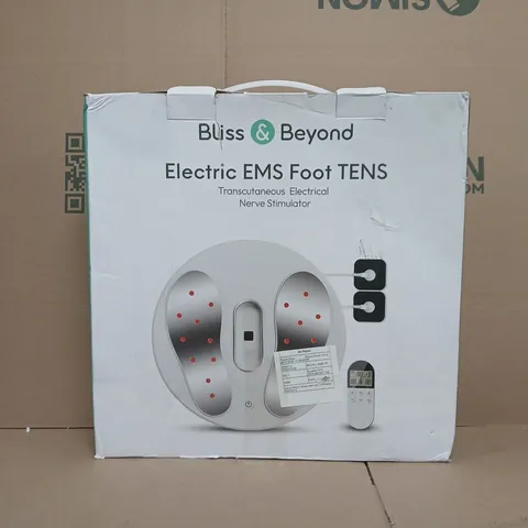 BOXED BLISS & BEYOND ELECTRIC EMS FOOT TENS MASSAGER