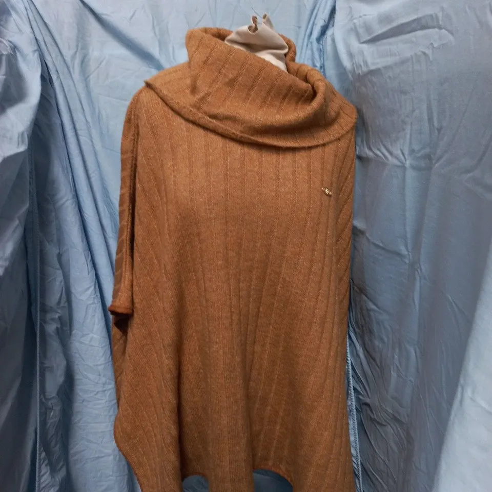 US POLO ASSN BROWN KNIT SWEATER – SIZE 2