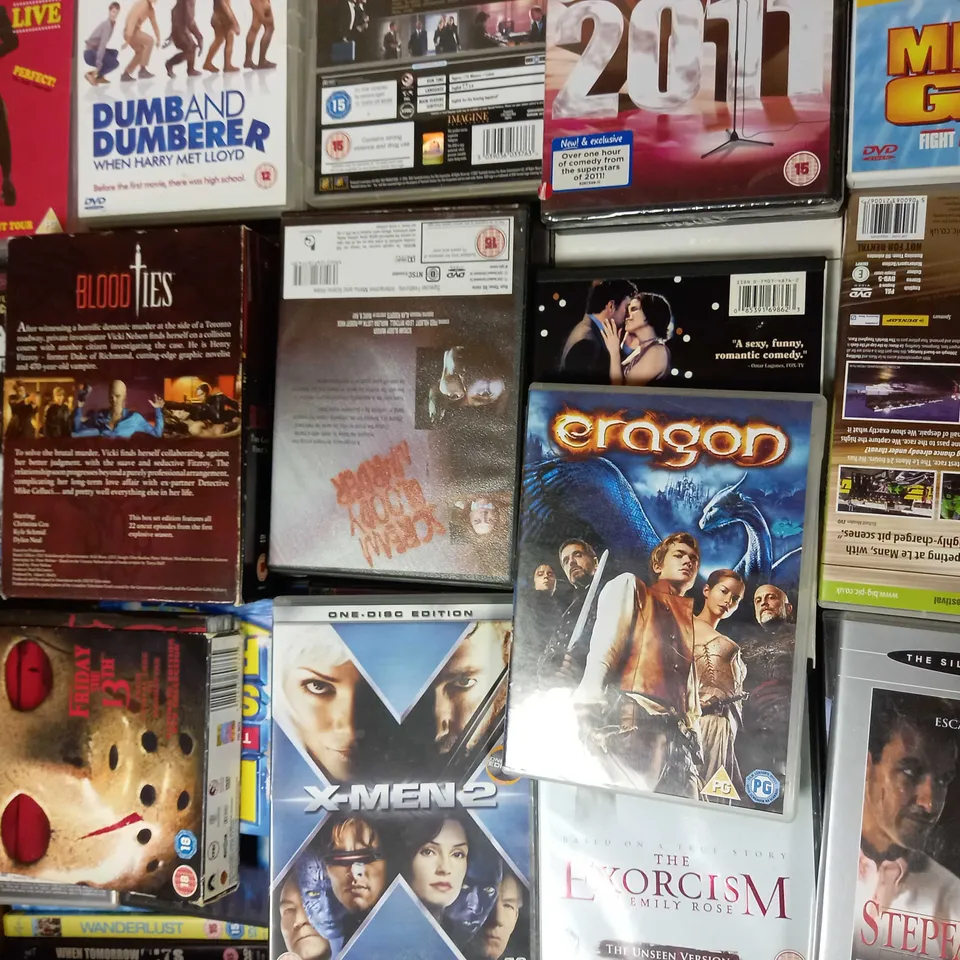 LOT OF APPROXIMATELY 150 ASSORTED DVDS