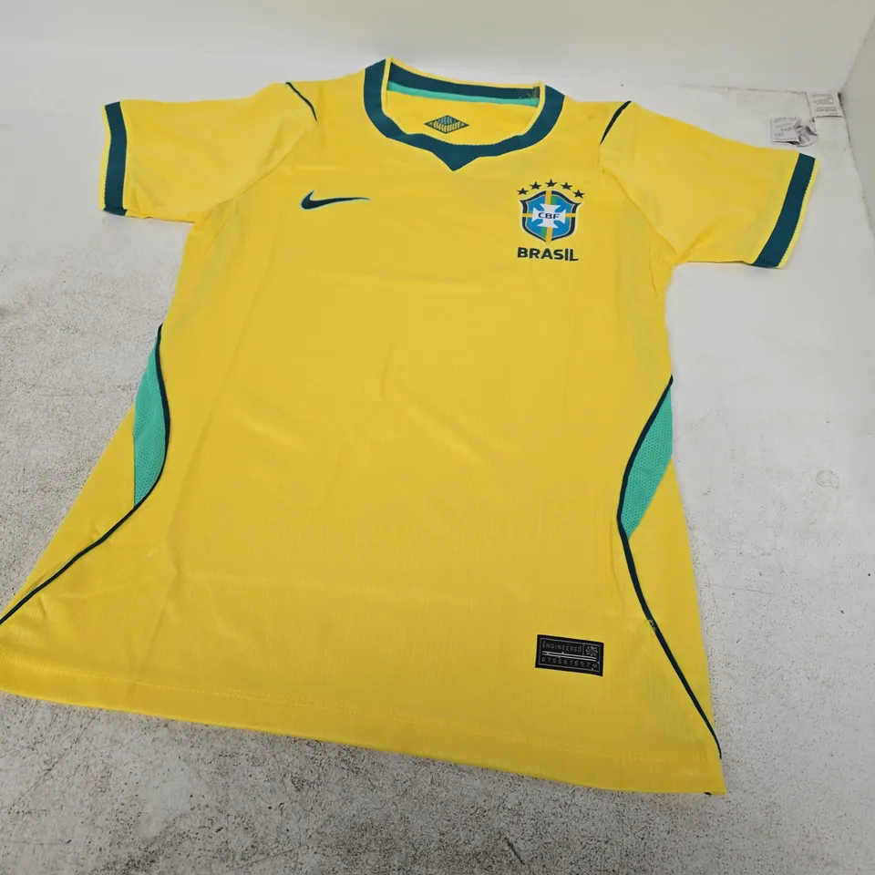 NIKE BRAZIL NATIONAL TEAM FOOTBALL JERSEY – YELLOW, MEN'S M