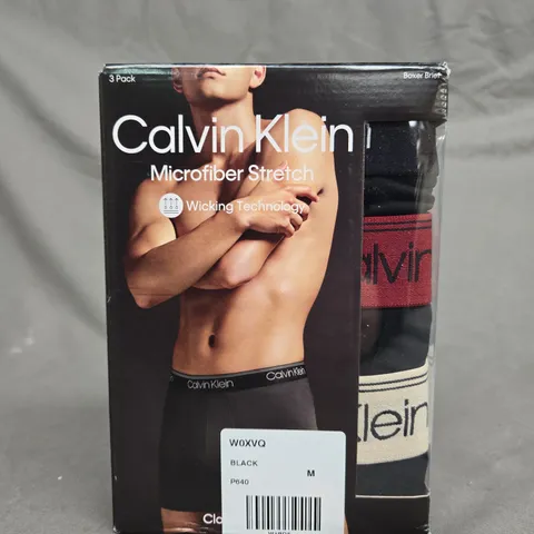 BOXED CALVIN KLEIN CLASSIC BOXER BRIEFS - X3 - SIZE M