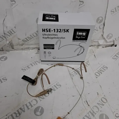 MONACOR HSE-132/SK ULTRA-LIGHT HEADBAND MICROPHONE