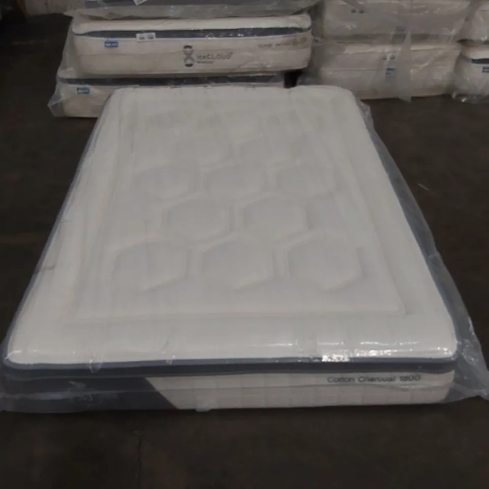 QUALITY BAGGED MILLIE ROSE COMFORT CHARCOAL 1800 4'6 DOUBLE MATTRESS 