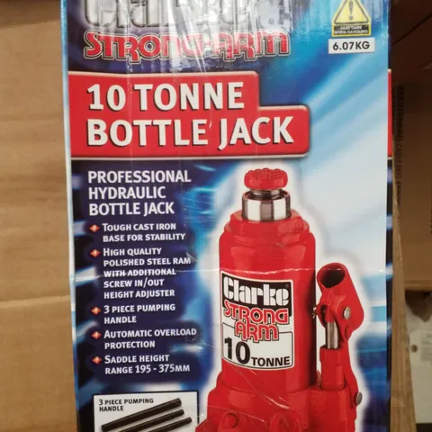BOXED CLARKE CBJ10B 10 TONNE BOTTLE JACK