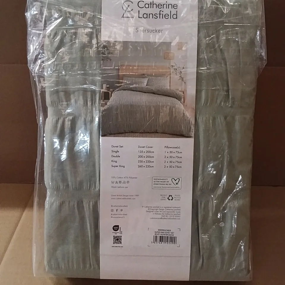 BAGGED CATHERINE LANSFIELD SUPERKING DUVET SET