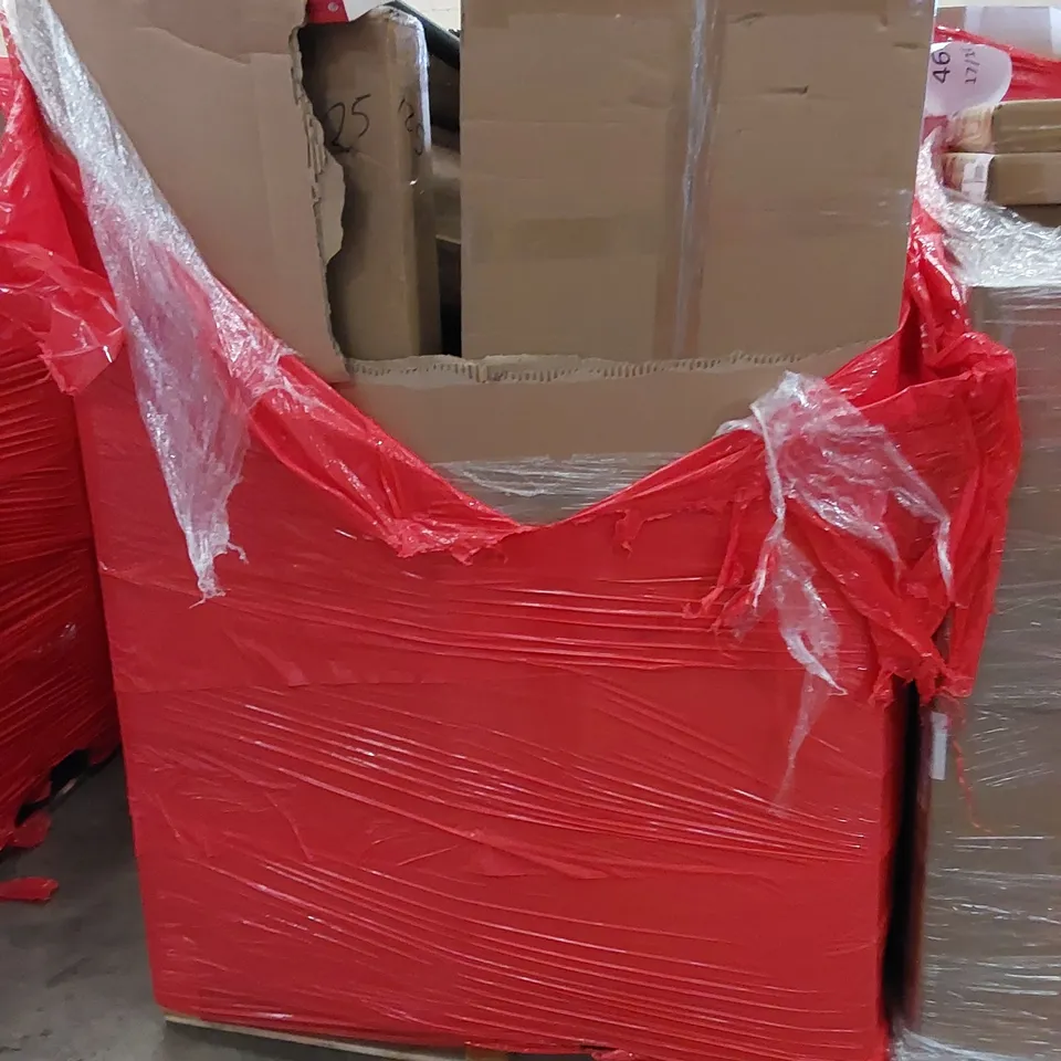 PALLET OF ASSORTED ITEMS INCLUDING, TOILET SEATS, ELECTRIC MOSQUITO ZAPPER, JACKETS, LED CANDLES, AESTHETIC MIRRORS