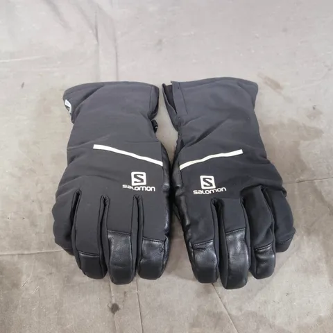 SALOMON BLACK GLOVES – WINTER SKI GLOVES