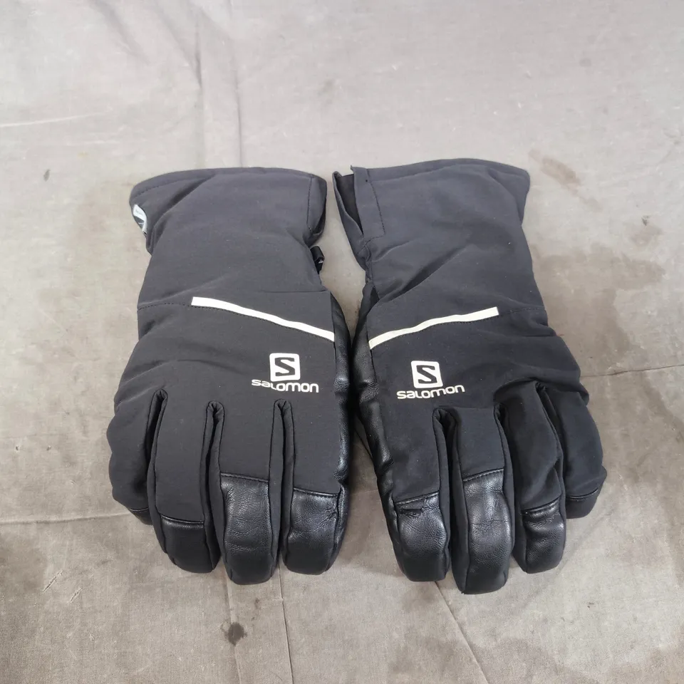 SALOMON BLACK GLOVES – WINTER SKI GLOVES