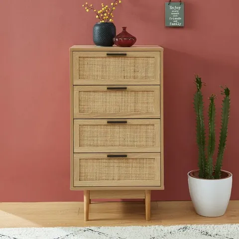 BOXED STANWAY 4 DRAWER CHEST OF DRAWERS