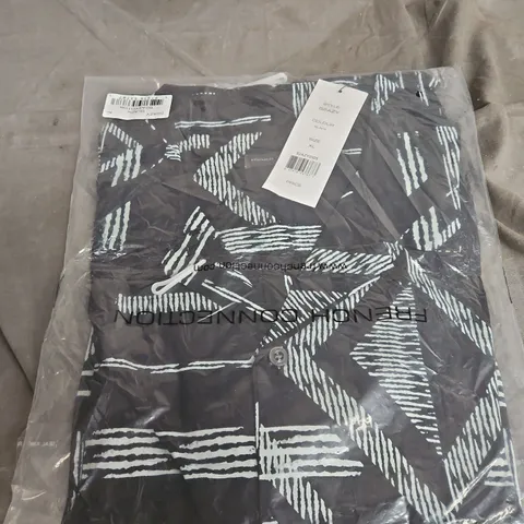 FRENCH CONNECTION MEN'S SHIRT – BLACK, XL, STYLE 52AZY (52AZY0105)