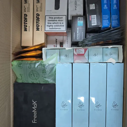 APPROXIMATELY 40 ASSORTED VAPES, E-CIGARETTES & ACCESSORIES TO INCLUDE FREE MAX, ELFBAR, ASPIRE, ETC - COLLECTION ONLY