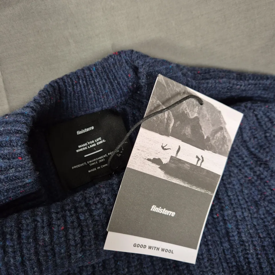 FINISTERRE MORA JUMPER IN NAVY - SIZE 10