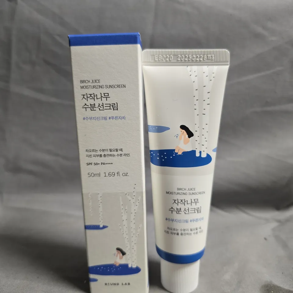 BIRCH JUICE MOISTURISING SUNSCREEN SPF50+ PA++++, 50ML – BOXED