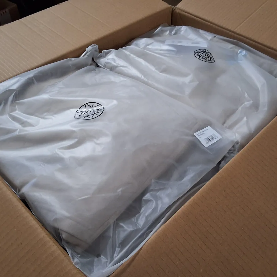 BOX CONTAINING APPROXIMATELY 16 MEN'S BUILT DIFFERENT HOODY – CLAY, SIZE L