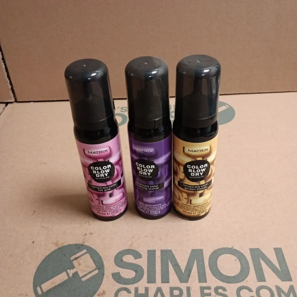 APPROXIMATELY 22 X ASSORTED MATRIX HAIR CARE PRODUCTS TO INCLUDE GOLDEN BLONDE, BLOOMING ORCHARD ETC