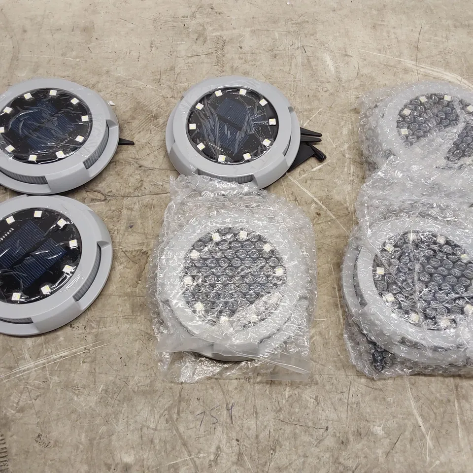 BOXED BELL & HOWELL DUAL FUNCTION SET OF 6 10 LED ULTIMATE DISK LIGHTS IN GREY