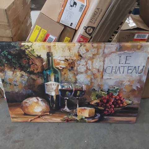 BOXED LE CHATEAU BY MARILYN HAGEMAN WRAPPED CANVAS PAINTING