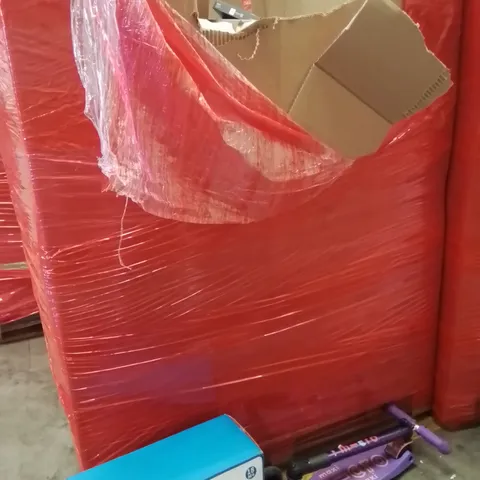 PALLET OF ASSORTED HOUSEHOLD GOODS AND PRODUCTS TO INCLUDE;SCOOTER,WATER TABLE 