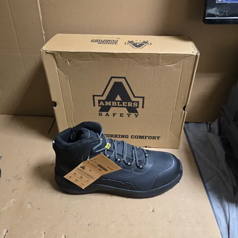 AMBLERS SAFETY BOOTS – BLACK - UK SIZE 10.5 