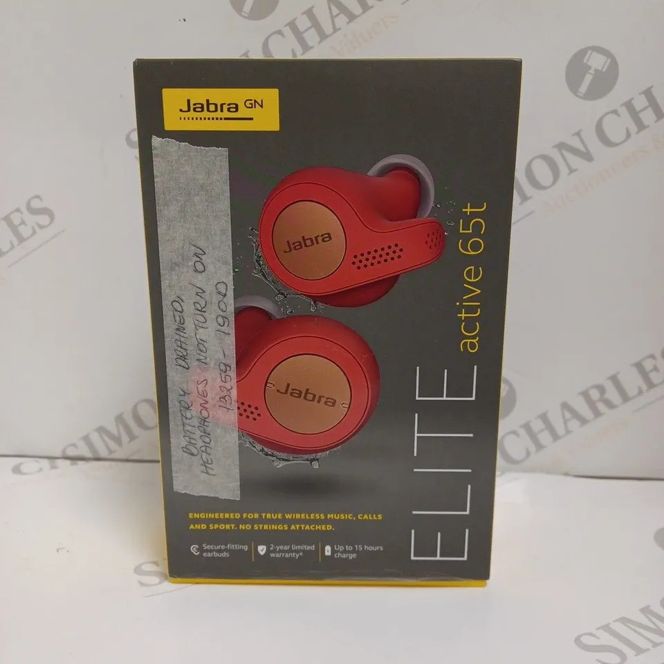 BOXED JABRA ELITE ACTIVE 65T EARBUDS