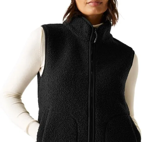 BRAND NEW REGATTA WOMENS FRANKIE FULL ZIP BODYWARMER IN BLACK- 8