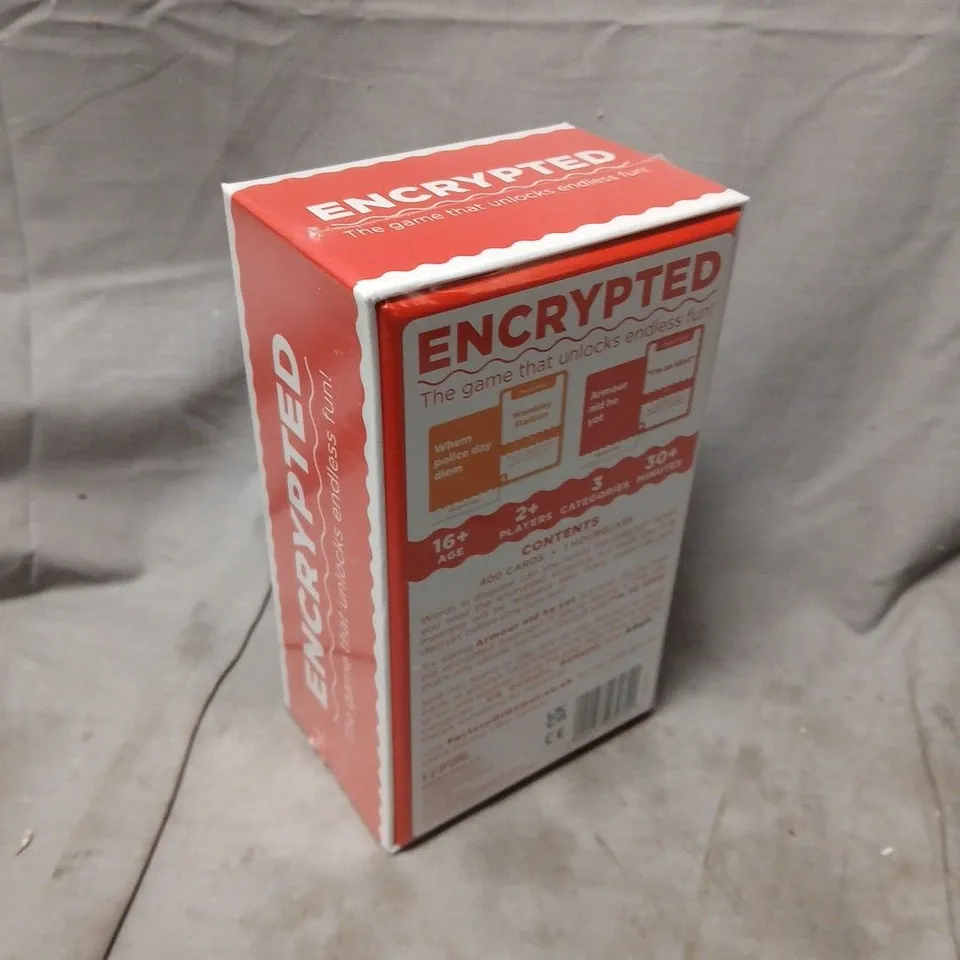 SEALED ENCRYPTED – THE UK PARTY WORD GAME (BOXED)
