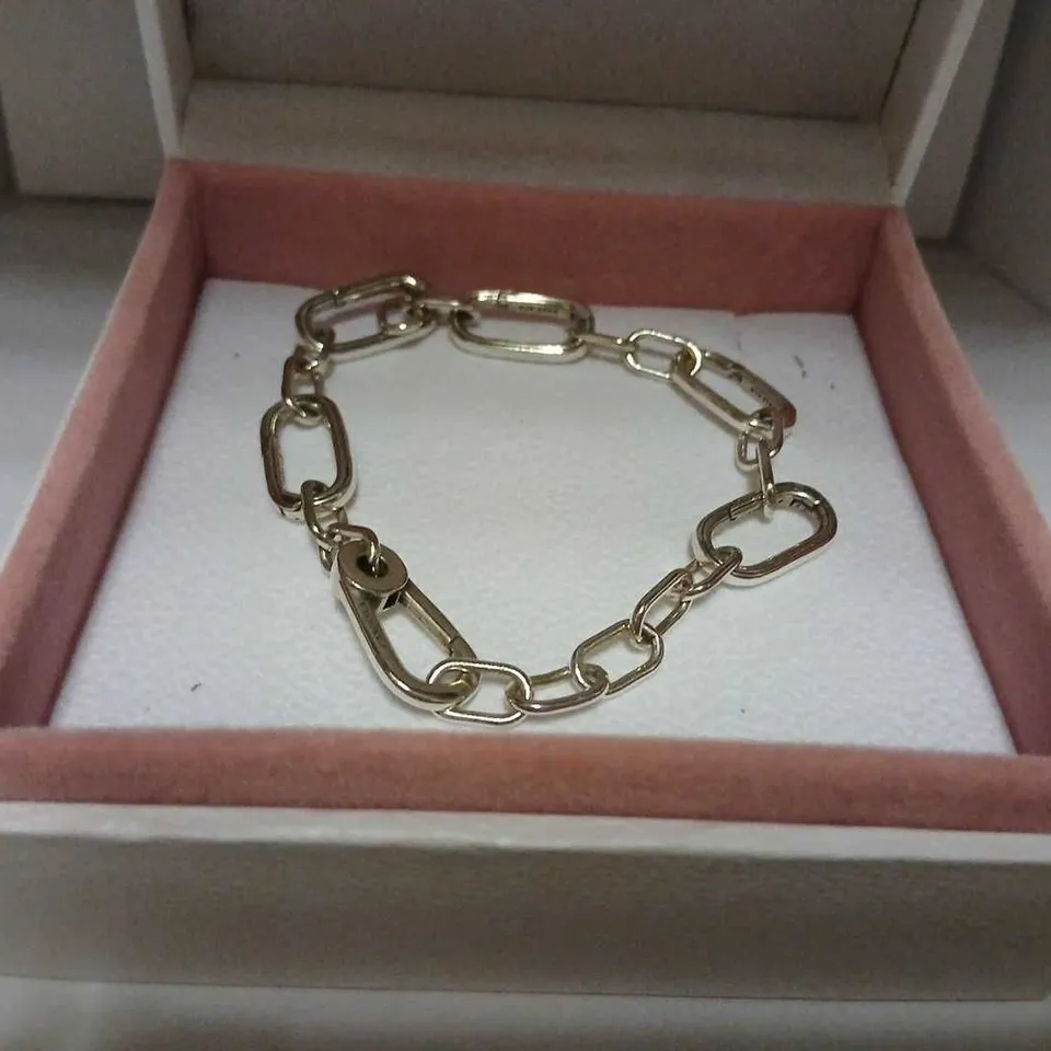 PANDORA SILVER-TONE LINK BRACELET – BOXED 