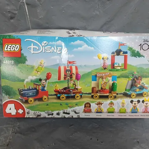 BOXED LEGO DISNEY CELEBRATION TRAIN 43212