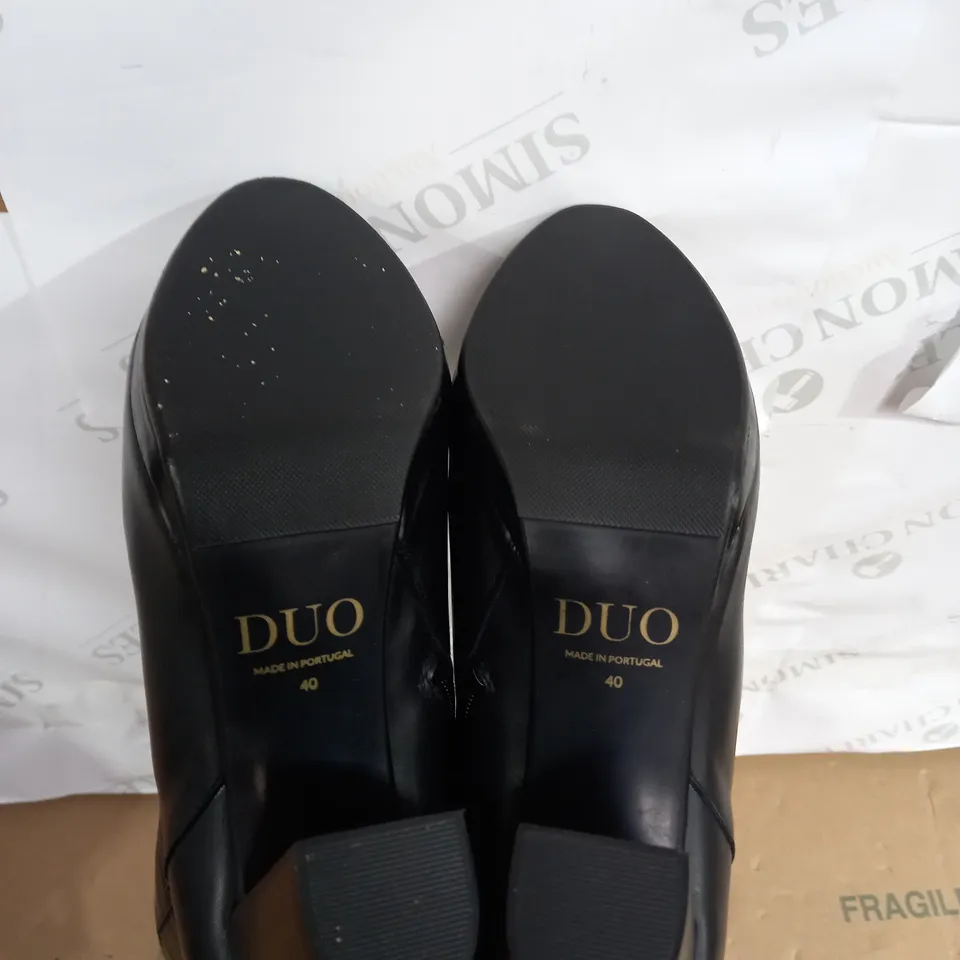 BELMORE BLACK LEATHER 2022 SIZE 7