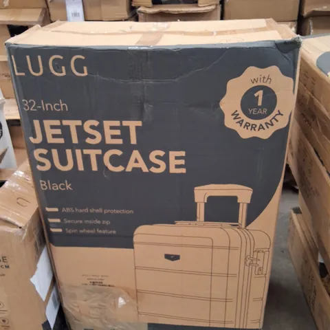 BOXED LUGG 32" JETSET SUITCASE - BLACK  
