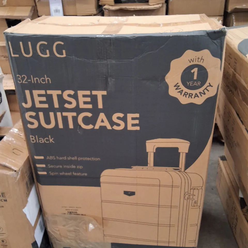 BOXED LUGG 32" JETSET SUITCASE - BLACK
