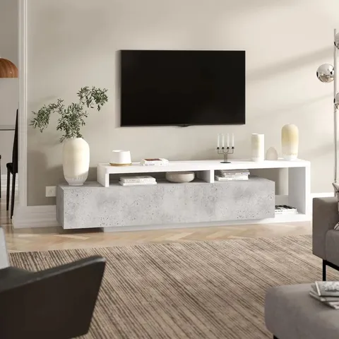 BOXED AIRES TV STAND FOR TVS UP TO 55" (2 BOXES)