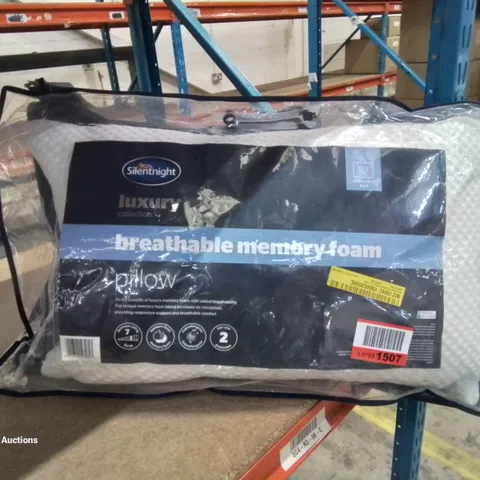 BAGGED SILENTNIGHT BREATHABLE MEMORY FOAM PILLOW