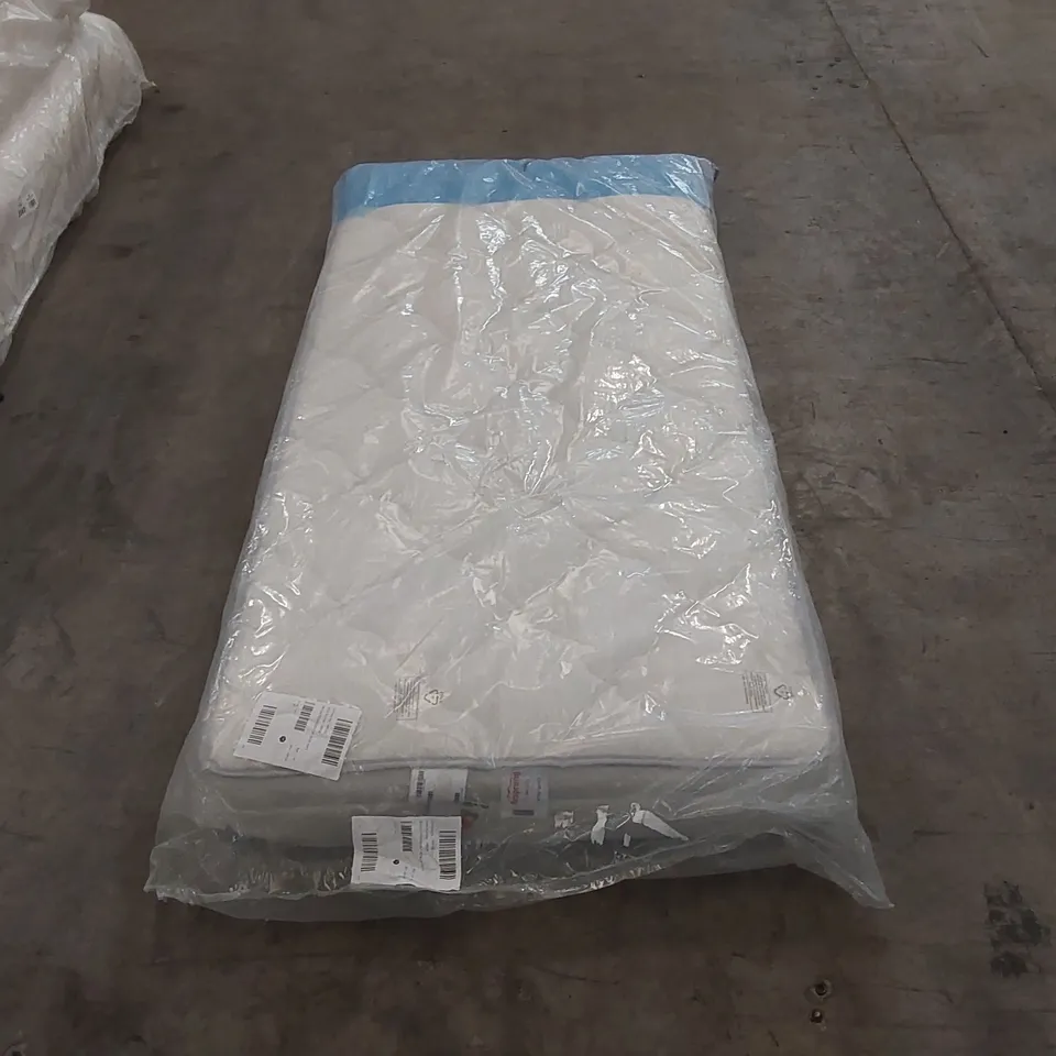QUALITY BAGGED SINGLE 90cm AIRSPRUNG LUXURY QUILTED MEDIUM MATTRESS
