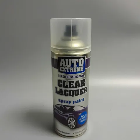 APPROXIMATELY 12 AUTO EXTREME CLEAR LACQUER SPRAY PAINT 400ML
