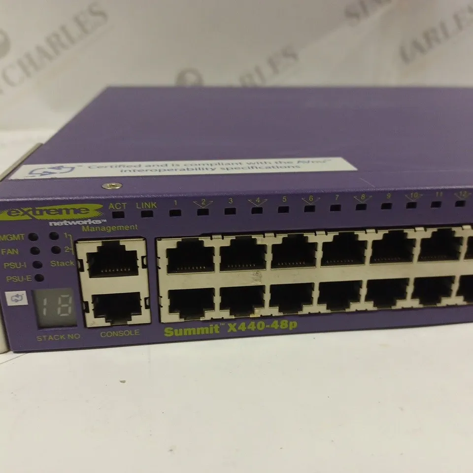 UNBOXED EXTREME NETWORKS SUMMIT X440-48P