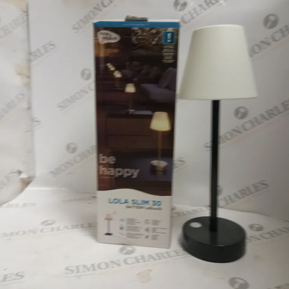 BOXED 'NEW GARDEN' LOLA SLIM 30 LAMP