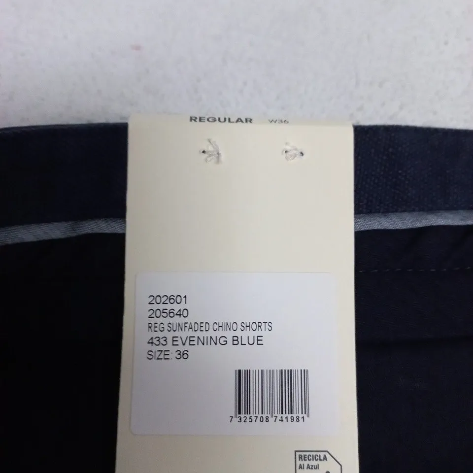 GANT REGULAR FIT CHINO SHORTS – EVENING BLUE, UK 36 (W36)
